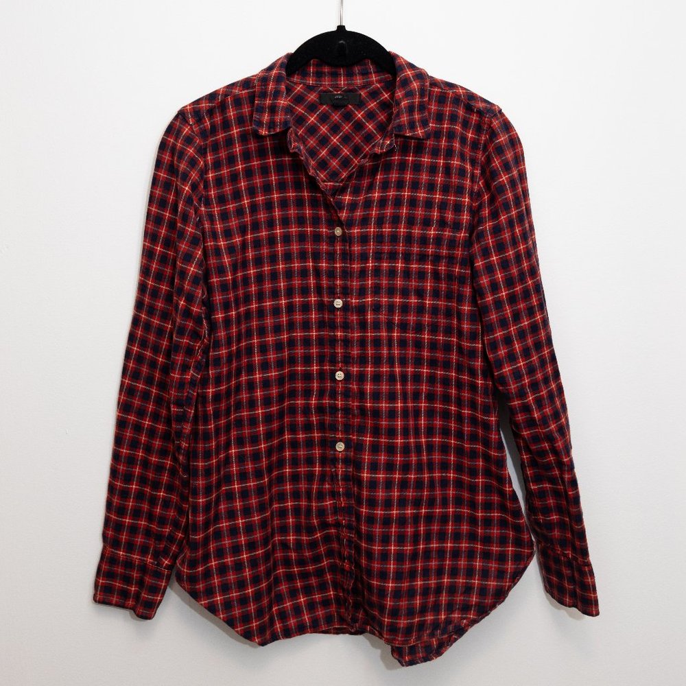 J Crew Womens plaid button up